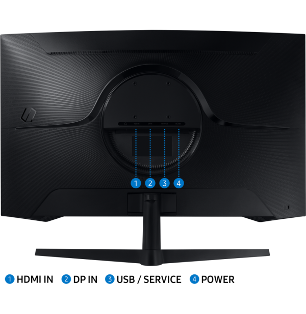 Écran gaming incurvé 27" Samsung Odyssey G5 (LC27G55TQBUXEN) – Image 6