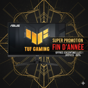 Écran gaming ASUS VG27VQ3B – 27″ incurvé (90LM0A90-B01170)