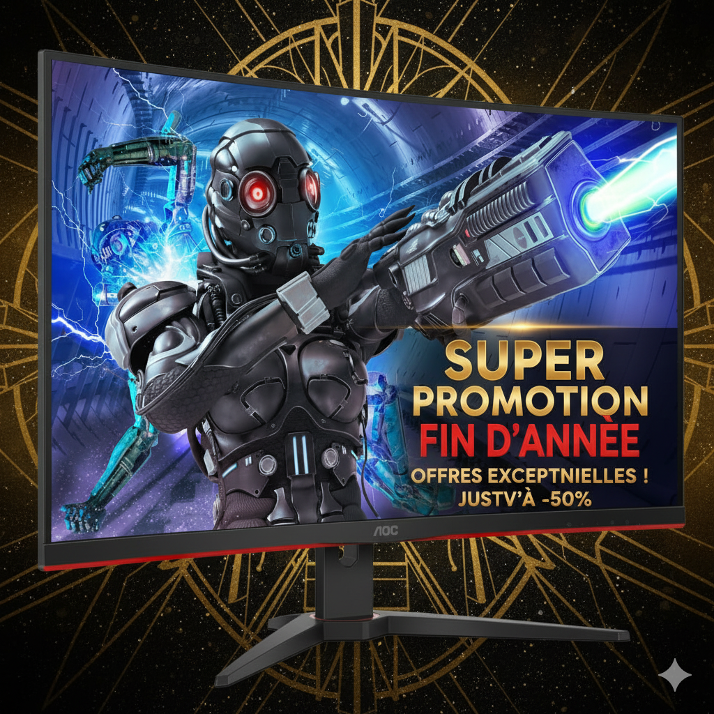 MONITEUR AOC 31.5" LED - C32G2ZE – Image 3